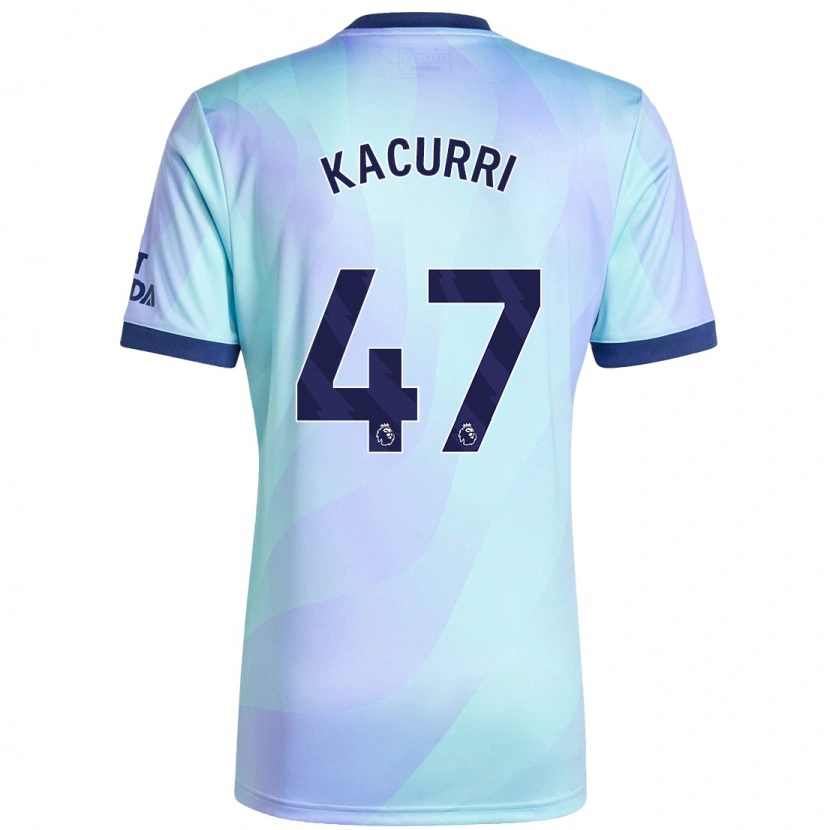 Danxen Män Maldini Kacurri #47 Aqua Tredjesatsen Matchtröjor 2024/25 Tröjor T-Tröja