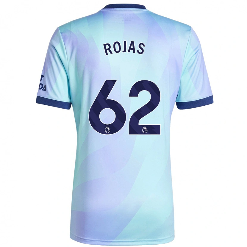 Danxen Män Alexei Rojas #62 Aqua Tredjesatsen Matchtröjor 2024/25 Tröjor T-Tröja