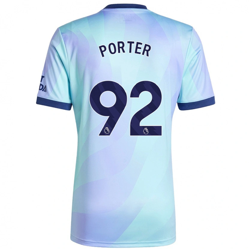 Danxen Män Jack Porter #92 Aqua Tredjesatsen Matchtröjor 2024/25 Tröjor T-Tröja