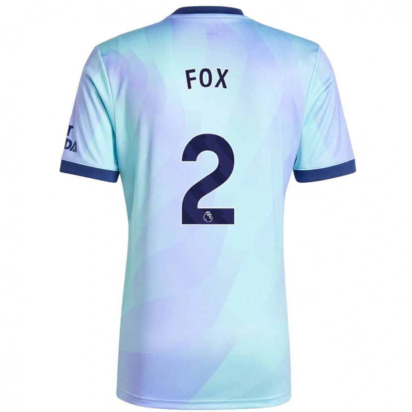 Danxen Män Emily Fox #2 Aqua Tredjesatsen Matchtröjor 2024/25 Tröjor T-Tröja