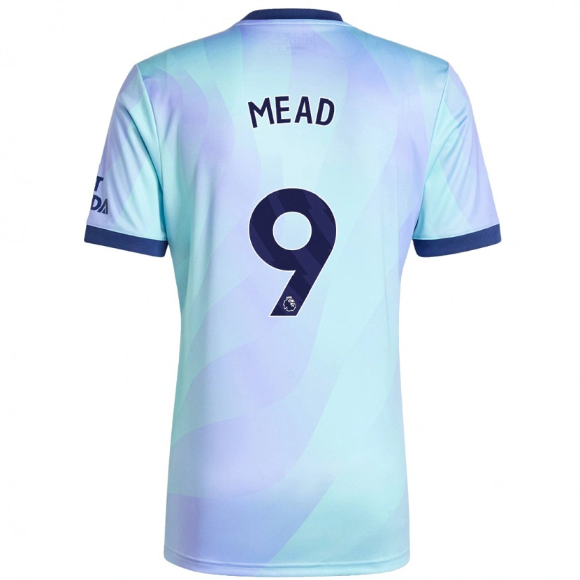 Danxen Män Beth Mead #9 Aqua Tredjesatsen Matchtröjor 2024/25 Tröjor T-Tröja
