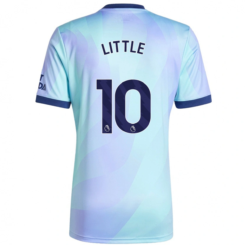 Danxen Män Kim Little #10 Aqua Tredjesatsen Matchtröjor 2024/25 Tröjor T-Tröja