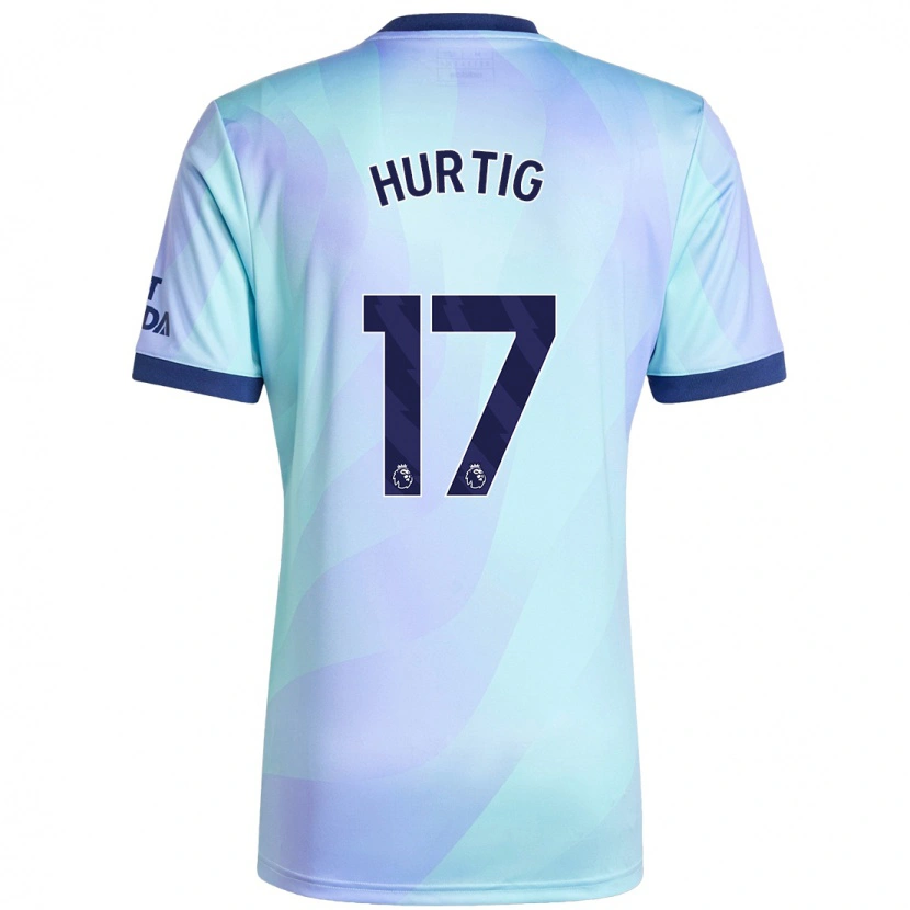 Danxen Män Lina Hurtig #17 Aqua Tredjesatsen Matchtröjor 2024/25 Tröjor T-Tröja