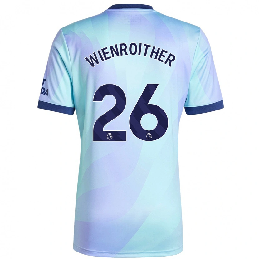 Danxen Män Laura Wienroither #26 Aqua Tredjesatsen Matchtröjor 2024/25 Tröjor T-Tröja