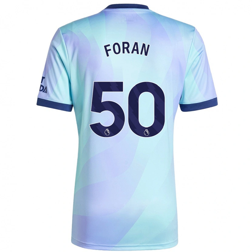 Danxen Män Taylor Foran #50 Aqua Tredjesatsen Matchtröjor 2024/25 Tröjor T-Tröja