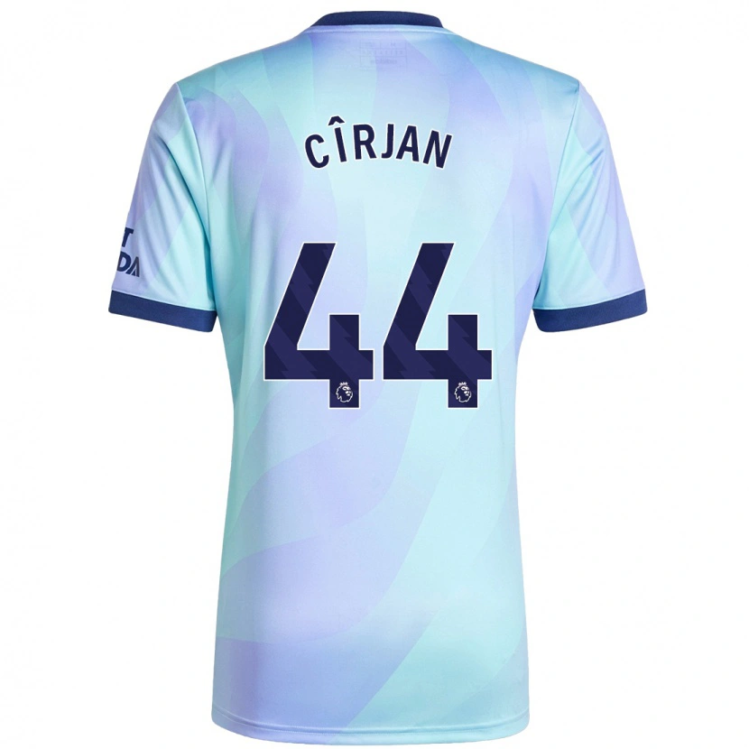 Danxen Män Catalin Cîrjan #44 Aqua Tredjesatsen Matchtröjor 2024/25 Tröjor T-Tröja