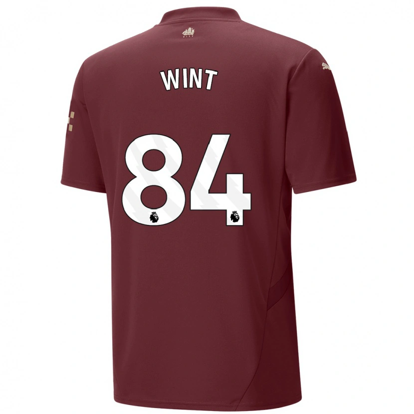 Danxen Män Jack Wint #84 Rödbrun Tredjesatsen Matchtröjor 2024/25 Tröjor T-Tröja