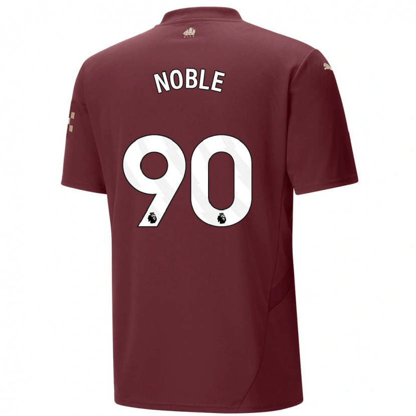 Danxen Män Kian Noble #90 Rödbrun Tredjesatsen Matchtröjor 2024/25 Tröjor T-Tröja