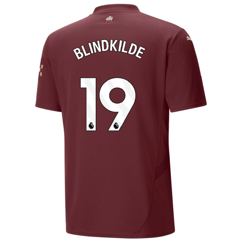 Danxen Män Laura Blindkilde Brown #19 Rödbrun Tredjesatsen Matchtröjor 2024/25 Tröjor T-Tröja