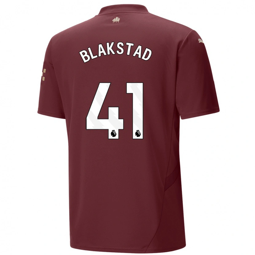 Danxen Män Julie Blakstad #41 Rödbrun Tredjesatsen Matchtröjor 2024/25 Tröjor T-Tröja