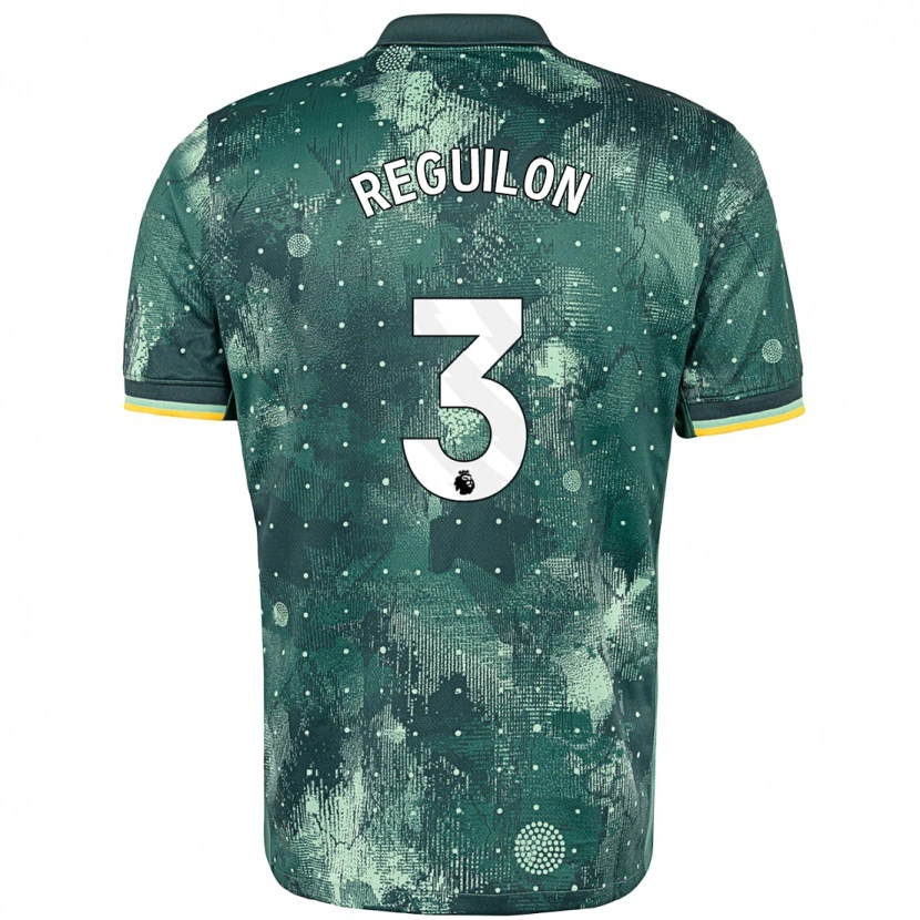 Danxen Män Sergio Reguilón #3 Mintgrön Tredjesatsen Matchtröjor 2024/25 Tröjor T-Tröja