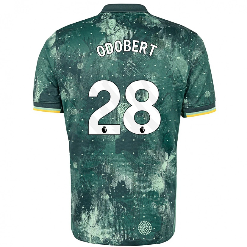 Danxen Män Wilson Odobert #28 Mintgrön Tredjesatsen Matchtröjor 2024/25 Tröjor T-Tröja