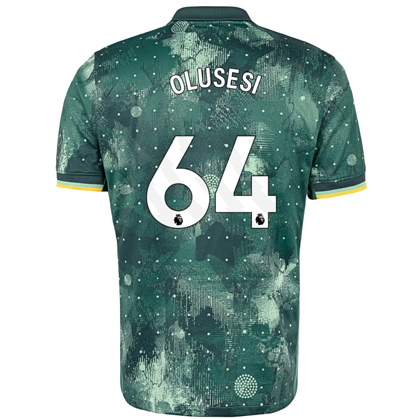 Danxen Män Callum Olusesi #64 Mintgrön Tredjesatsen Matchtröjor 2024/25 Tröjor T-Tröja