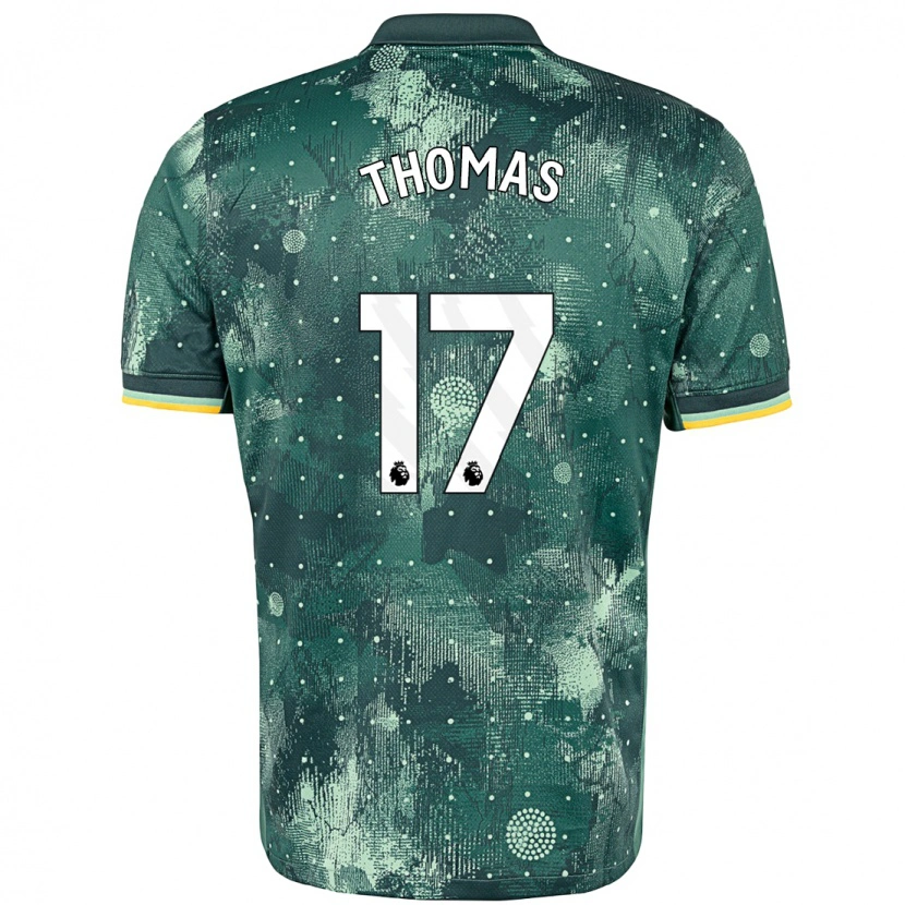 Danxen Män Martha Thomas #17 Mintgrön Tredjesatsen Matchtröjor 2024/25 Tröjor T-Tröja