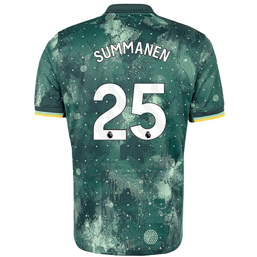 Danxen Män Eveliina Summanen #25 Mintgrön Tredjesatsen Matchtröjor 2024/25 Tröjor T-Tröja