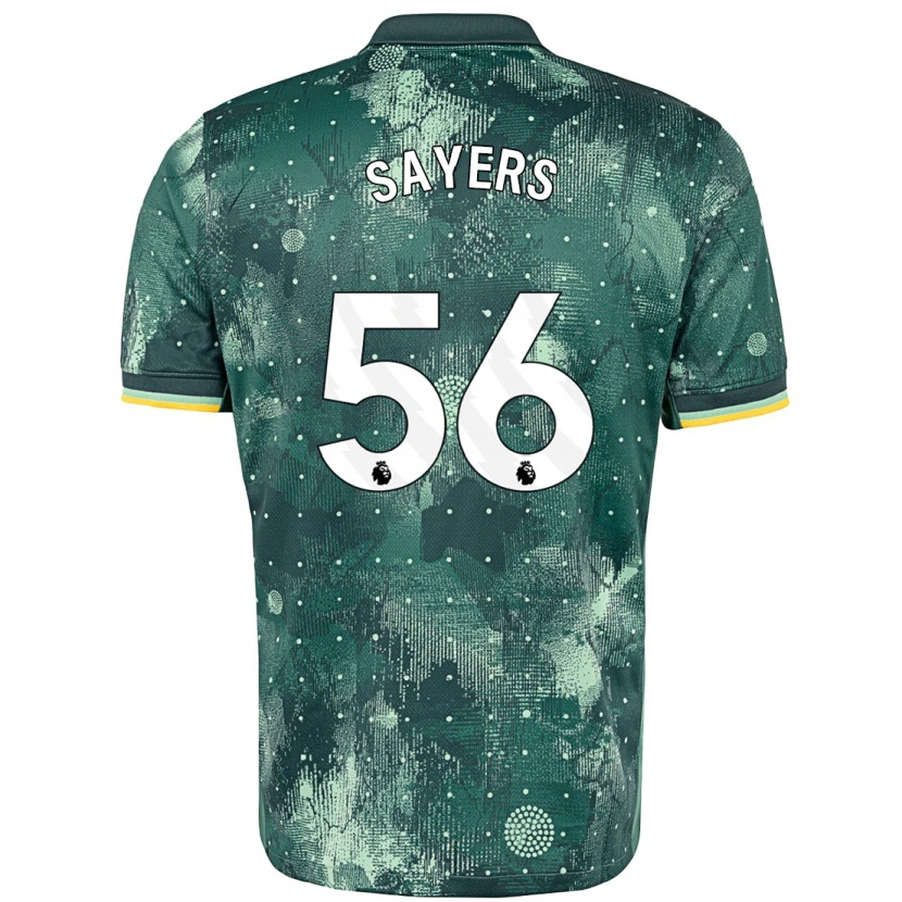 Danxen Män Charlie Sayers #56 Mintgrön Tredjesatsen Matchtröjor 2024/25 Tröjor T-Tröja