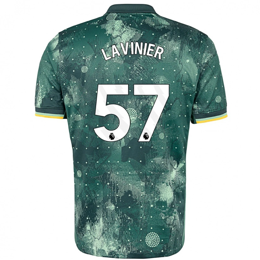 Danxen Män Marcel Lavinier #57 Mintgrön Tredjesatsen Matchtröjor 2024/25 Tröjor T-Tröja