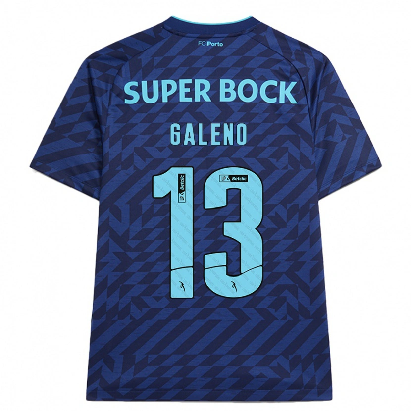 Danxen Män Galeno #13 Marinblå Tredjesatsen Matchtröjor 2024/25 Tröjor T-Tröja