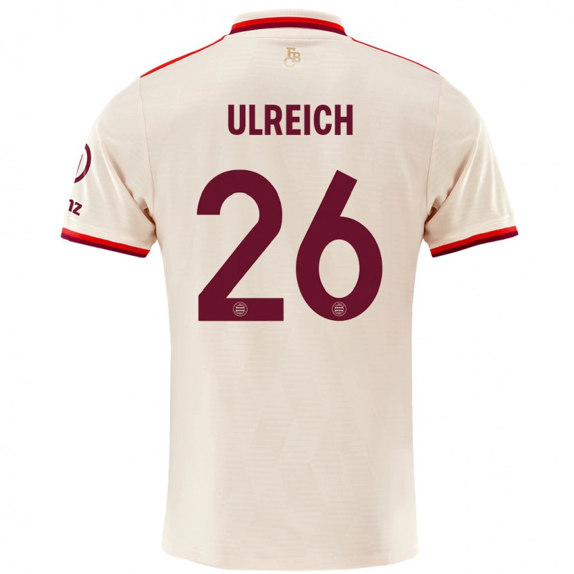 Danxen Män Sven Ulreich #26 Linne Tredjesatsen Matchtröjor 2024/25 Tröjor T-Tröja