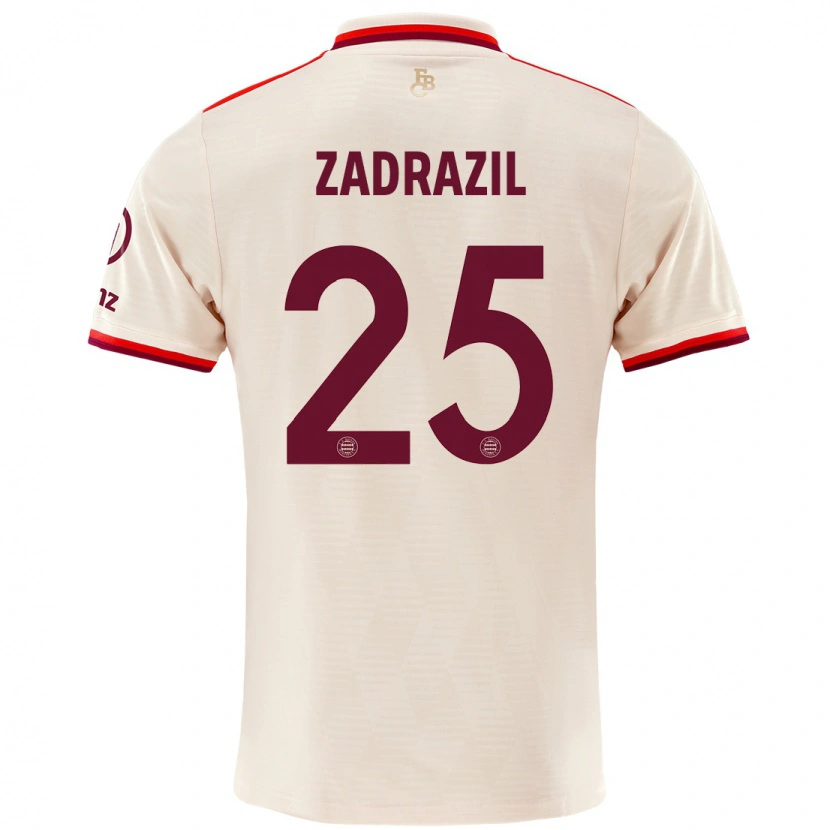 Danxen Män Sarah Zadrazil #25 Linne Tredjesatsen Matchtröjor 2024/25 Tröjor T-Tröja