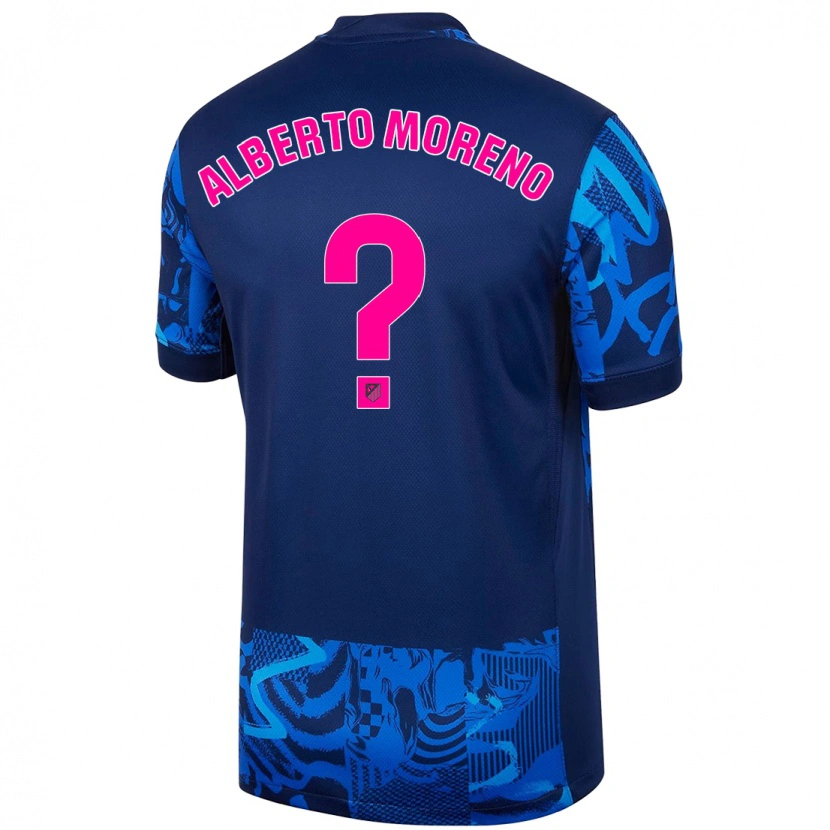 Danxen Män Alberto Moreno #0 Kungsblå Tredjesatsen Matchtröjor 2024/25 Tröjor T-Tröja