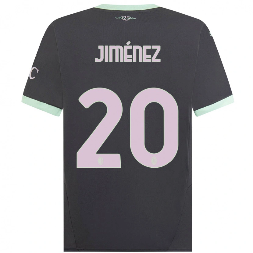 Danxen Män Álex Jiménez #20 Grå Tredjesatsen Matchtröjor 2024/25 Tröjor T-Tröja