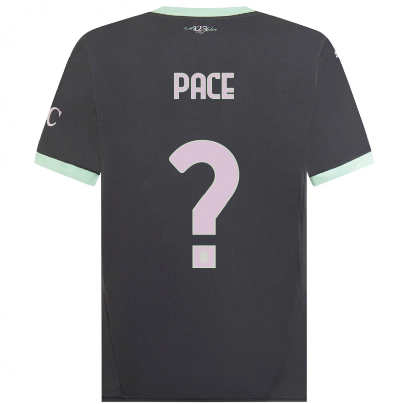 Danxen Män Anthony Pace #0 Grå Tredjesatsen Matchtröjor 2024/25 Tröjor T-Tröja