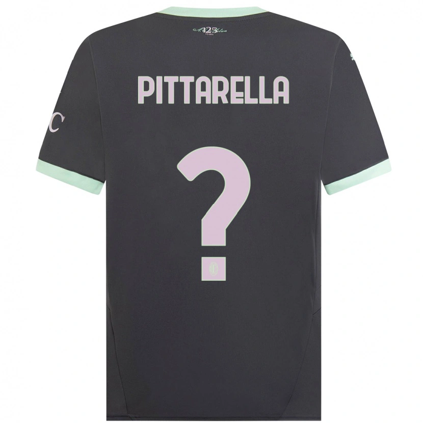 Danxen Män Matteo Pittarella #0 Grå Tredjesatsen Matchtröjor 2024/25 Tröjor T-Tröja