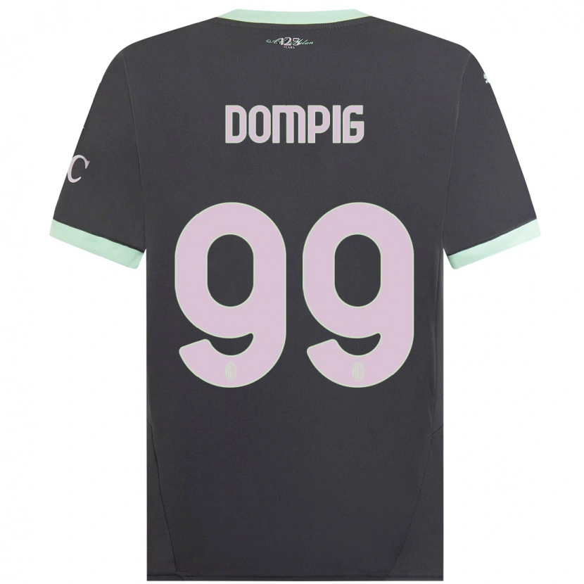 Danxen Män Chanté Dompig #99 Grå Tredjesatsen Matchtröjor 2024/25 Tröjor T-Tröja