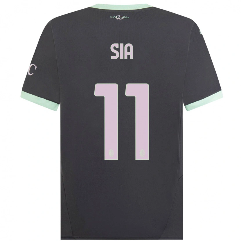 Danxen Män Diego Sia #11 Grå Tredjesatsen Matchtröjor 2024/25 Tröjor T-Tröja