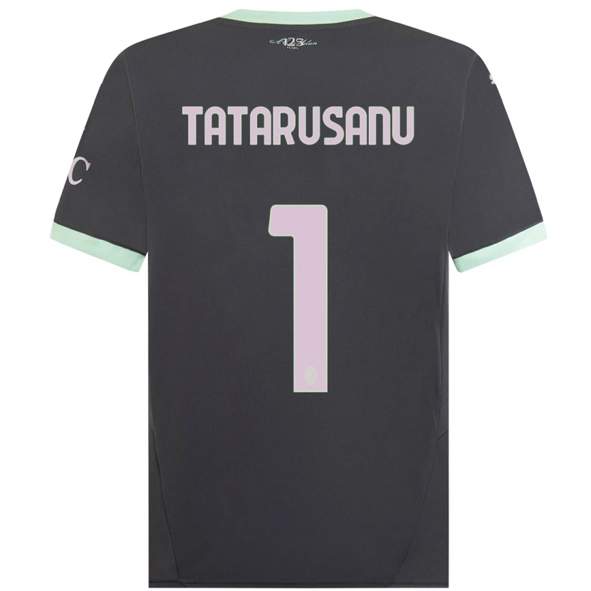 Danxen Män Ciprian Tatarusanu #1 Grå Tredjesatsen Matchtröjor 2024/25 Tröjor T-Tröja