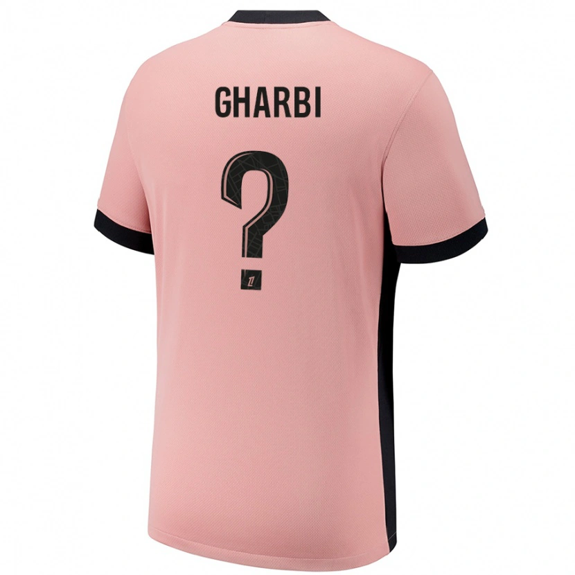 Danxen Män Ismaël Gharbi #0 Rost Rosa Tredjesatsen Matchtröjor 2024/25 Tröjor T-Tröja