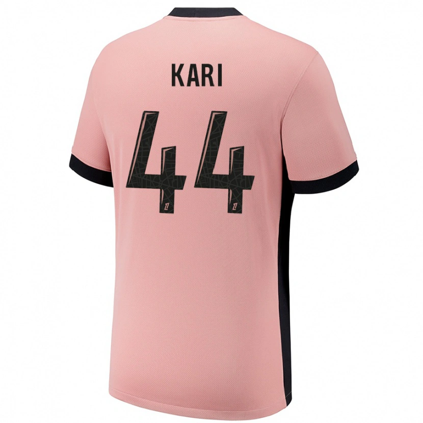 Danxen Män Ayman Kari #44 Rost Rosa Tredjesatsen Matchtröjor 2024/25 Tröjor T-Tröja
