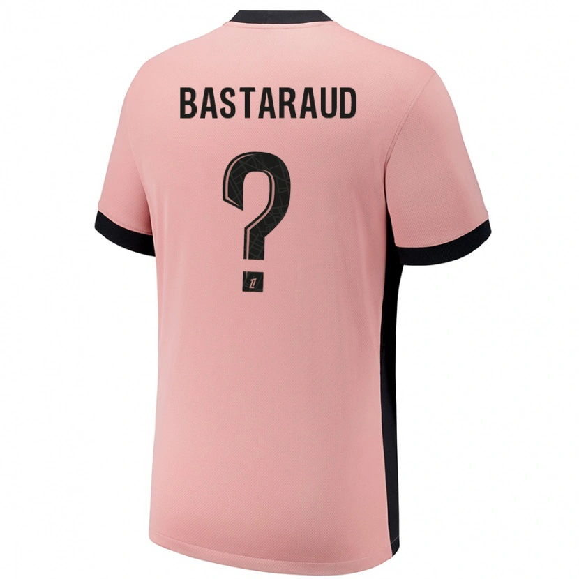 Danxen Män Yanis Bastaraud #0 Rost Rosa Tredjesatsen Matchtröjor 2024/25 Tröjor T-Tröja