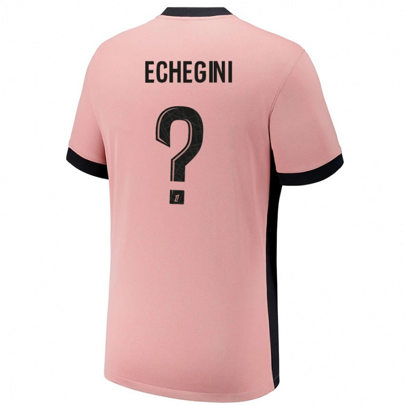Danxen Män Jennifer Echegini #0 Rost Rosa Tredjesatsen Matchtröjor 2024/25 Tröjor T-Tröja