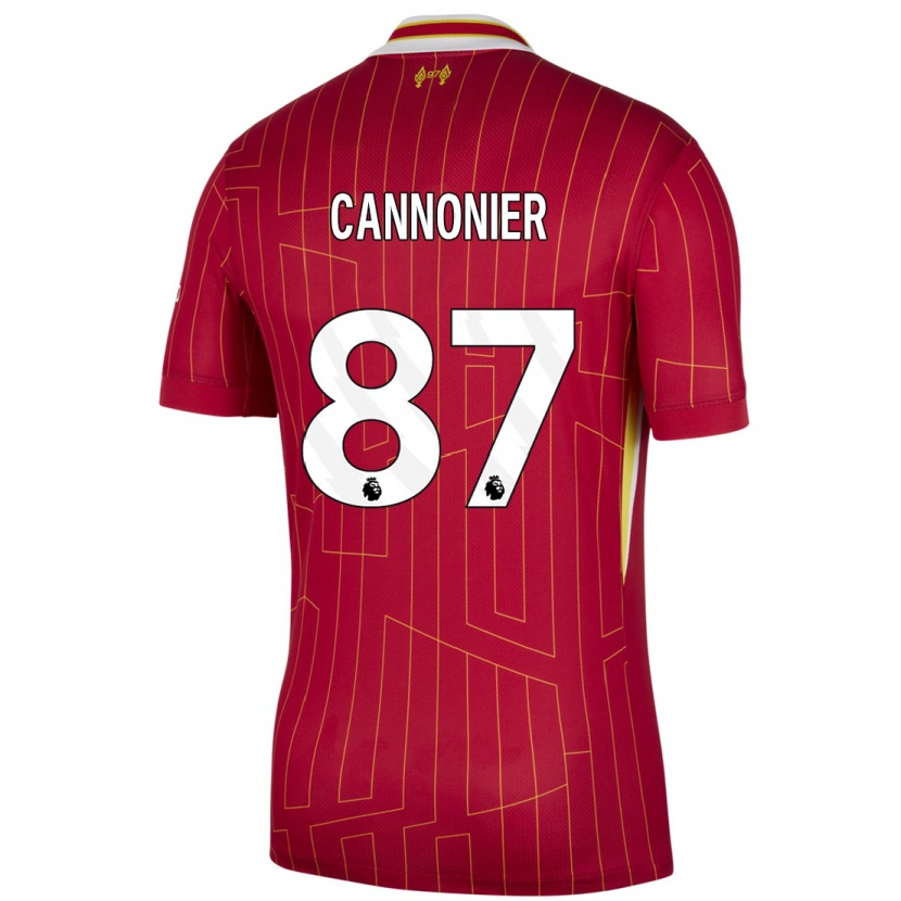Danxen Kvinnor Oakley Cannonier #87 Röd Gul Vit Hemmatröja Matchtröjor 2024/25 Tröjor T-Tröja