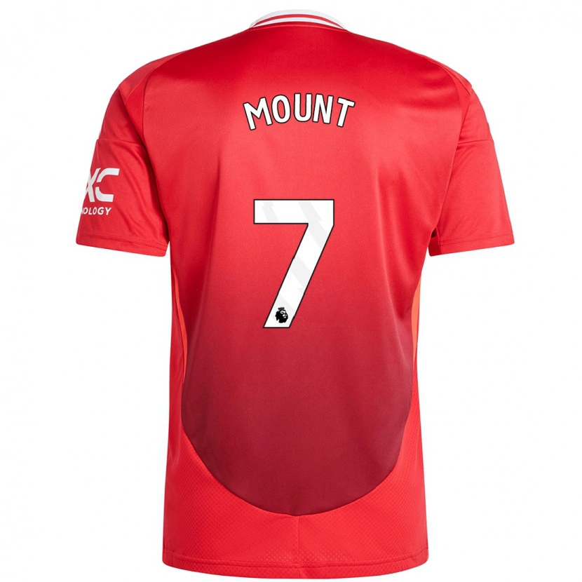 Danxen Kvinnor Mason Mount #7 Klarröd Hemmatröja Matchtröjor 2024/25 Tröjor T-Tröja