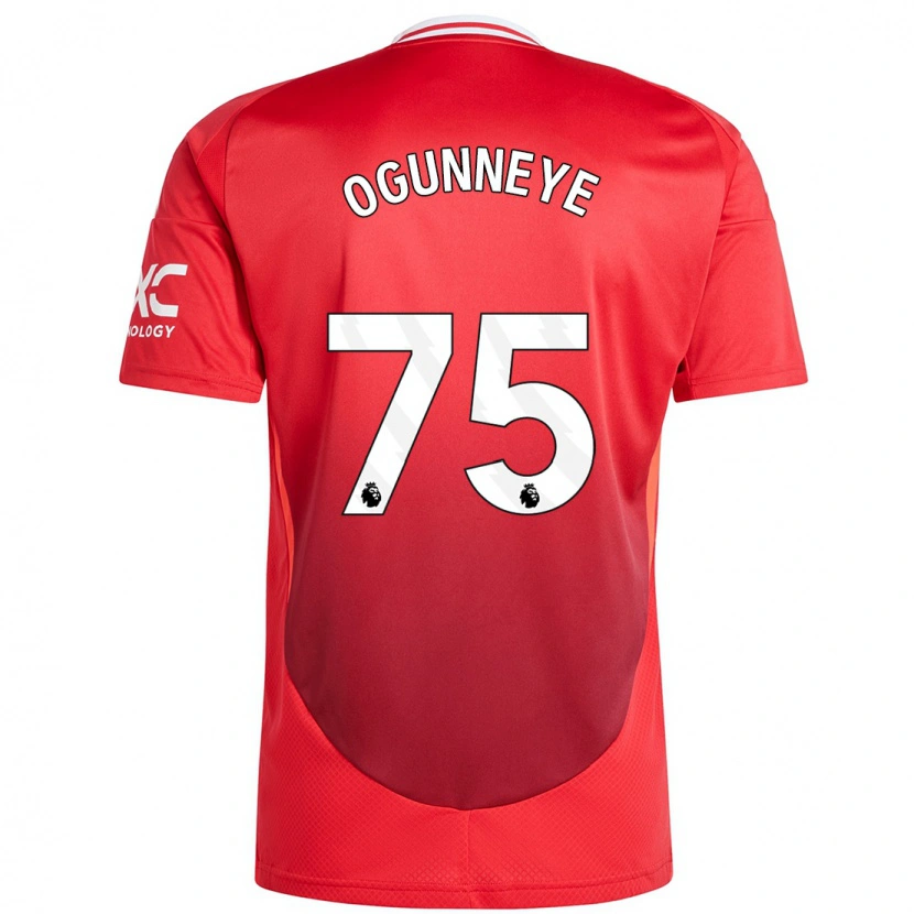 Danxen Kvinnor Habeeb Ogunneye #75 Klarröd Hemmatröja Matchtröjor 2024/25 Tröjor T-Tröja