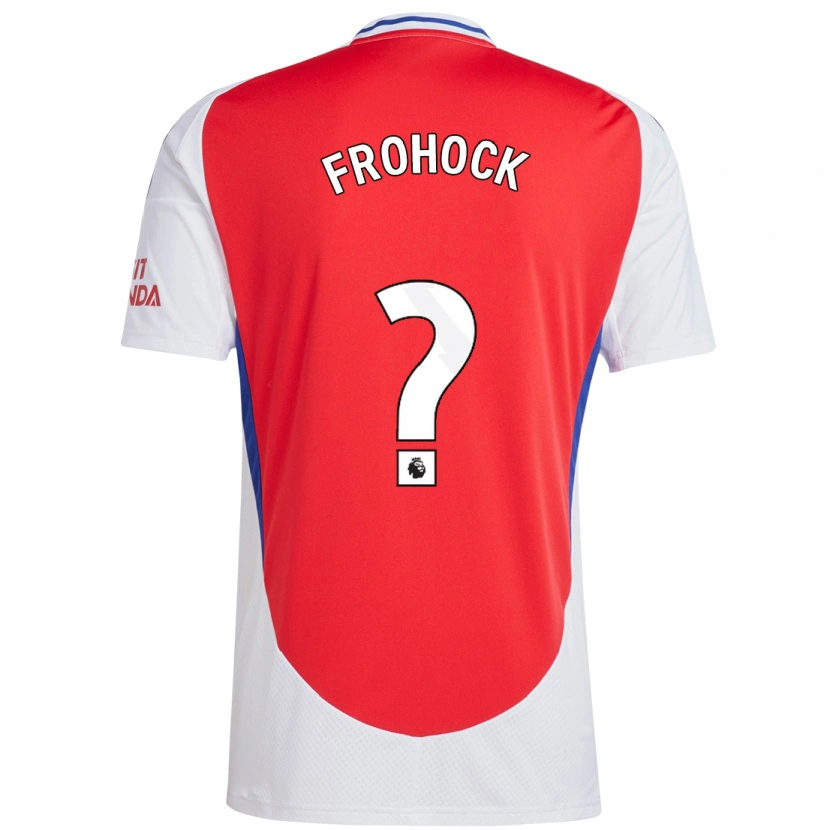 Danxen Kvinnor Marley Frohock #0 Röd Vit Hemmatröja Matchtröjor 2024/25 Tröjor T-Tröja