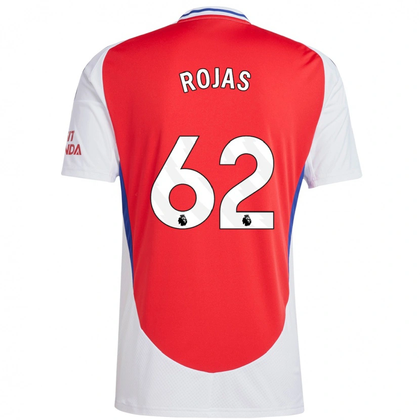 Danxen Kvinnor Alexei Rojas #62 Röd Vit Hemmatröja Matchtröjor 2024/25 Tröjor T-Tröja