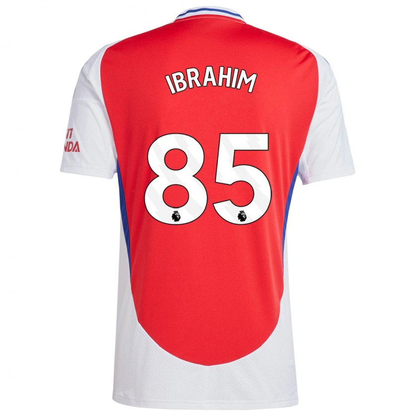 Danxen Kvinnor Ife Ibrahim #85 Röd Vit Hemmatröja Matchtröjor 2024/25 Tröjor T-Tröja