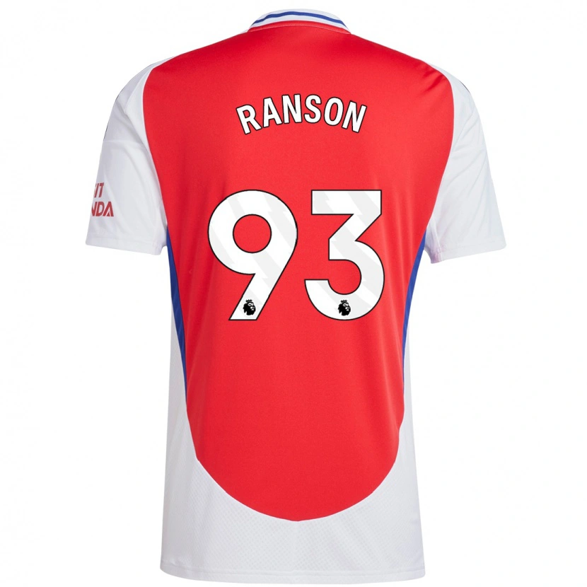Danxen Kvinnor Khari Ranson #93 Röd Vit Hemmatröja Matchtröjor 2024/25 Tröjor T-Tröja