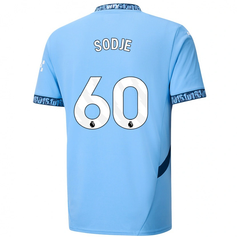 Danxen Kvinnor Tai Sodje #60 Marinblå Hemmatröja Matchtröjor 2024/25 Tröjor T-Tröja