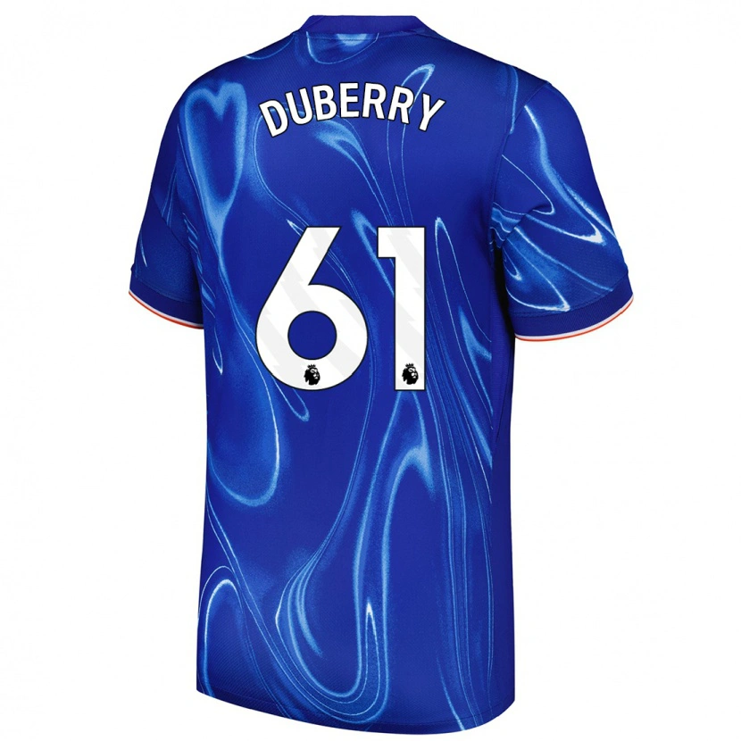Danxen Kvinnor Zain Silcott-Duberry #61 Blå Vit Hemmatröja Matchtröjor 2024/25 Tröjor T-Tröja
