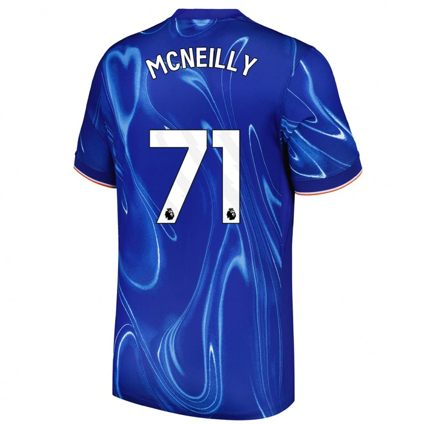 Danxen Kvinnor Donnell Mcneilly #71 Blå Vit Hemmatröja Matchtröjor 2024/25 Tröjor T-Tröja