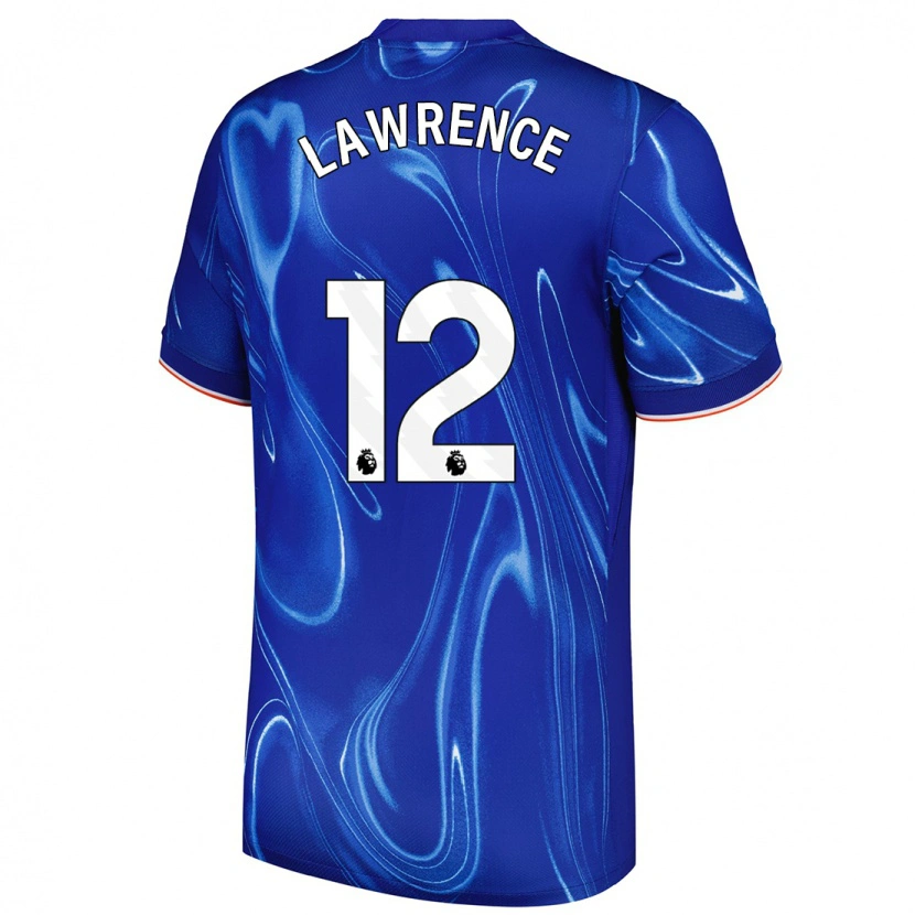 Danxen Kvinnor Ashley Lawrence #12 Blå Vit Hemmatröja Matchtröjor 2024/25 Tröjor T-Tröja