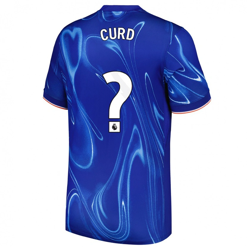 Danxen Kvinnor Teddy Curd #0 Blå Vit Hemmatröja Matchtröjor 2024/25 Tröjor T-Tröja