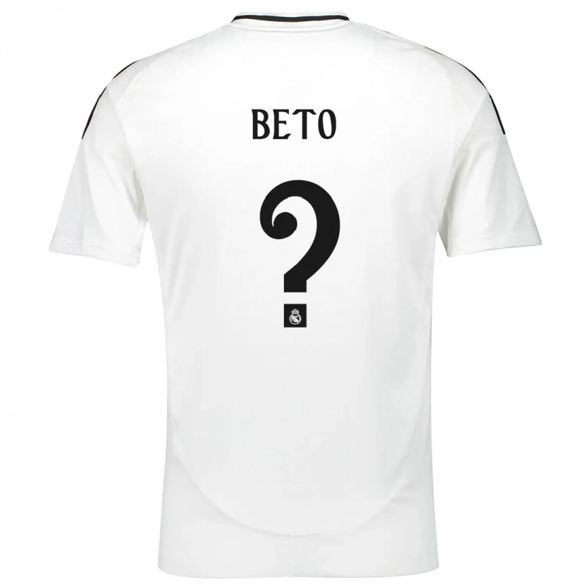 Danxen Kvinnor Beto Martínez #0 Vit Hemmatröja Matchtröjor 2024/25 Tröjor T-Tröja