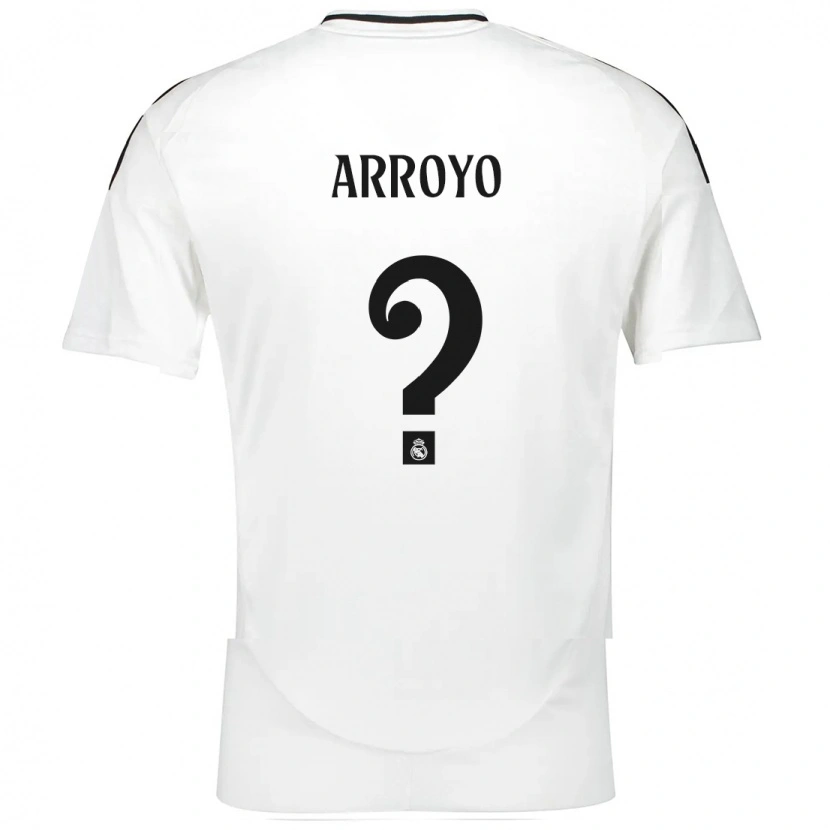 Danxen Kvinnor Diego Arroyo #0 Vit Hemmatröja Matchtröjor 2024/25 Tröjor T-Tröja
