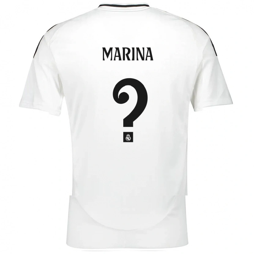 Danxen Kvinnor Nacho Marina #0 Vit Hemmatröja Matchtröjor 2024/25 Tröjor T-Tröja